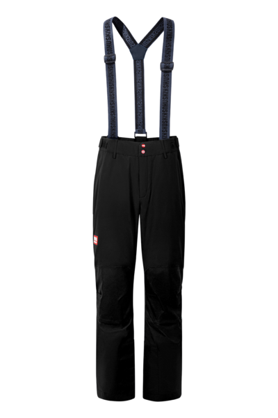 W SKI PANTS SIDE ZIP Solid Black L