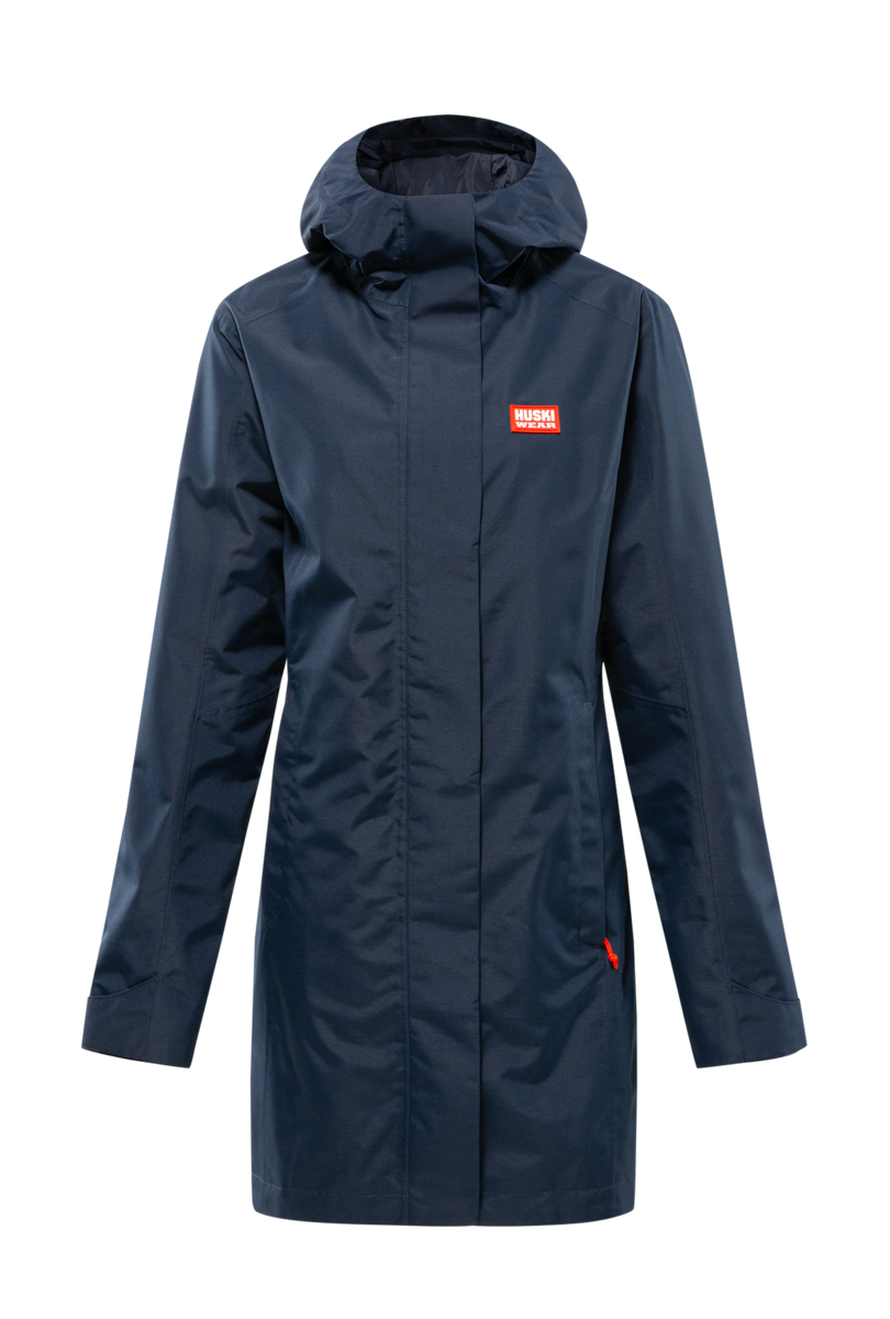 W RAIN COAT Navy Blue XS