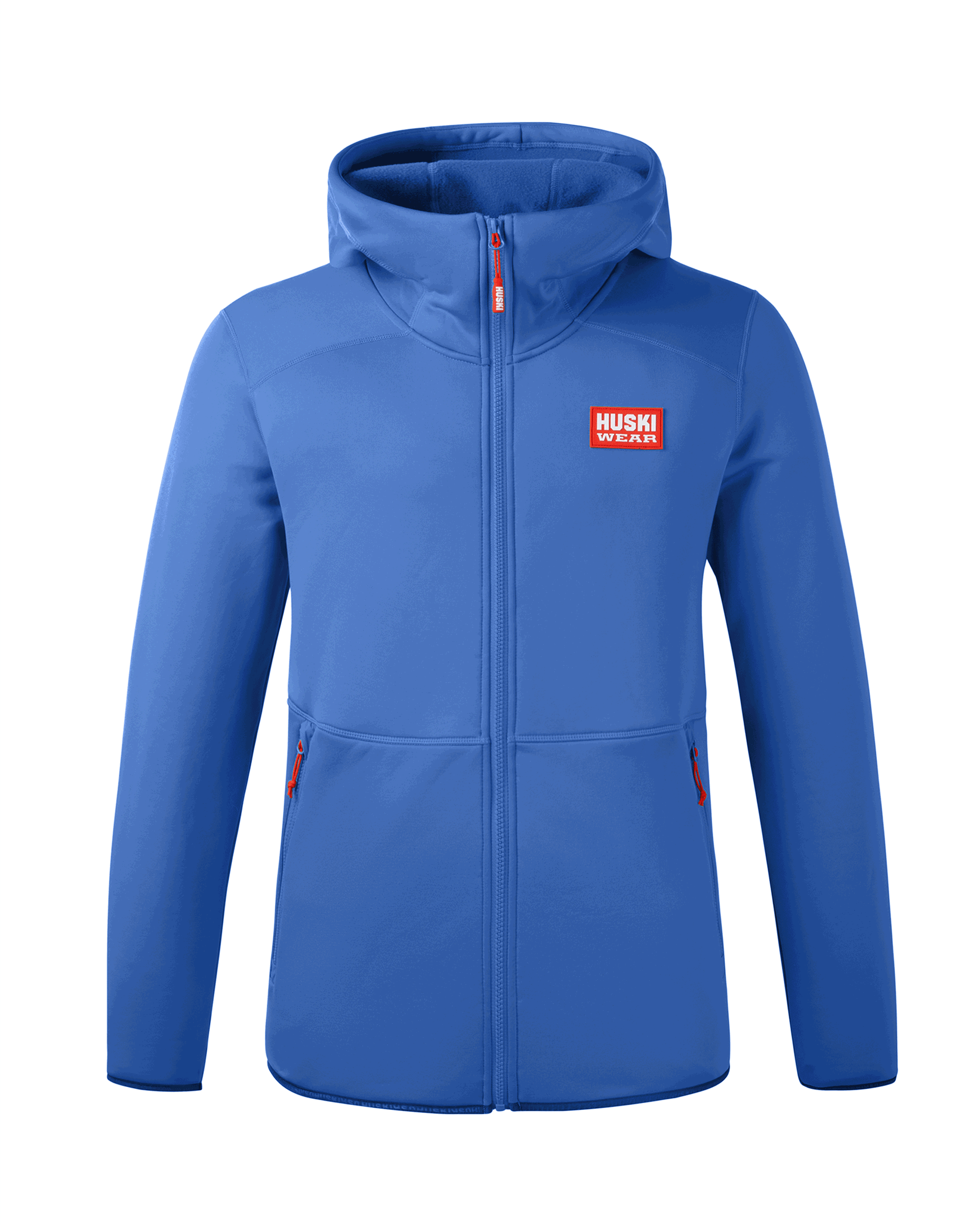 JR MID HOOD JACKET Azure Blue 170 - 100% Climate-Compensated Ski And  Outdoor Clothing In The Netherlands - - Fleece - Tops - Junior - JR MID  HOOD 