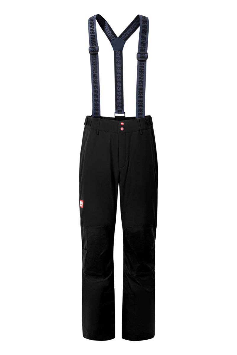 JR SKI PANTS SIDE ZIP Solid Black 158