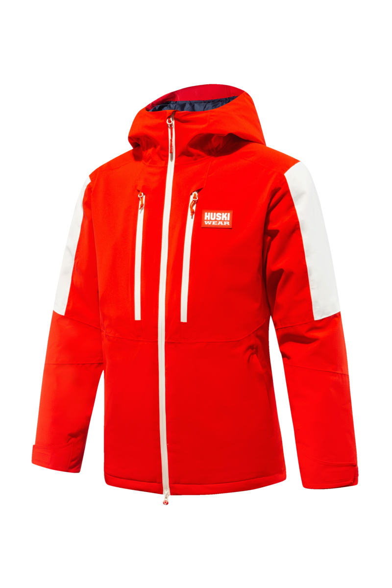 ALPINE JACKET Huski Red/White S