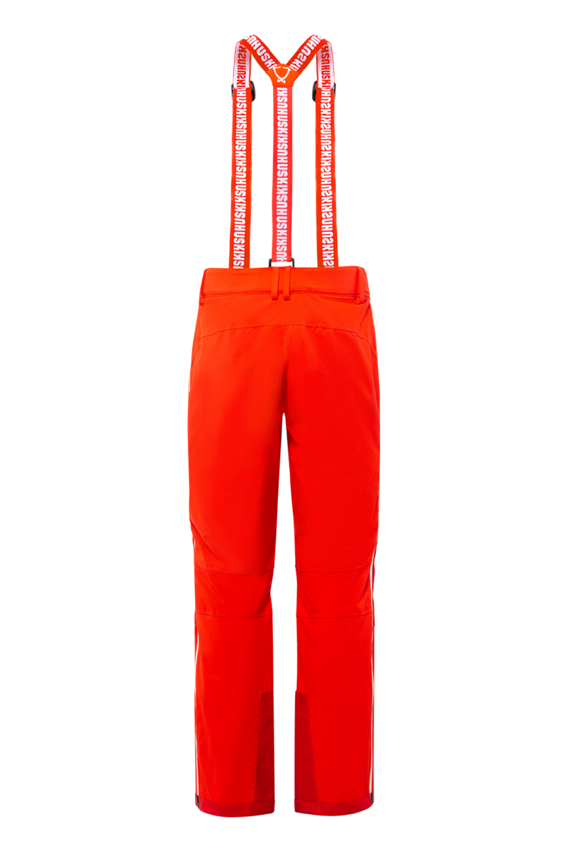 SKI PANTS SIDE ZIP Huski Red S