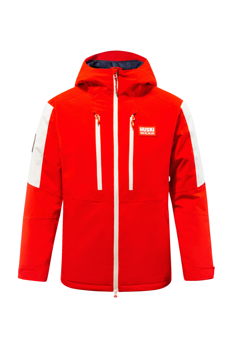 ALPINE JACKET Huski Red/White XXL