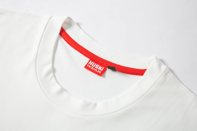 LOGO TECH TEE 2 Huski Snow White L