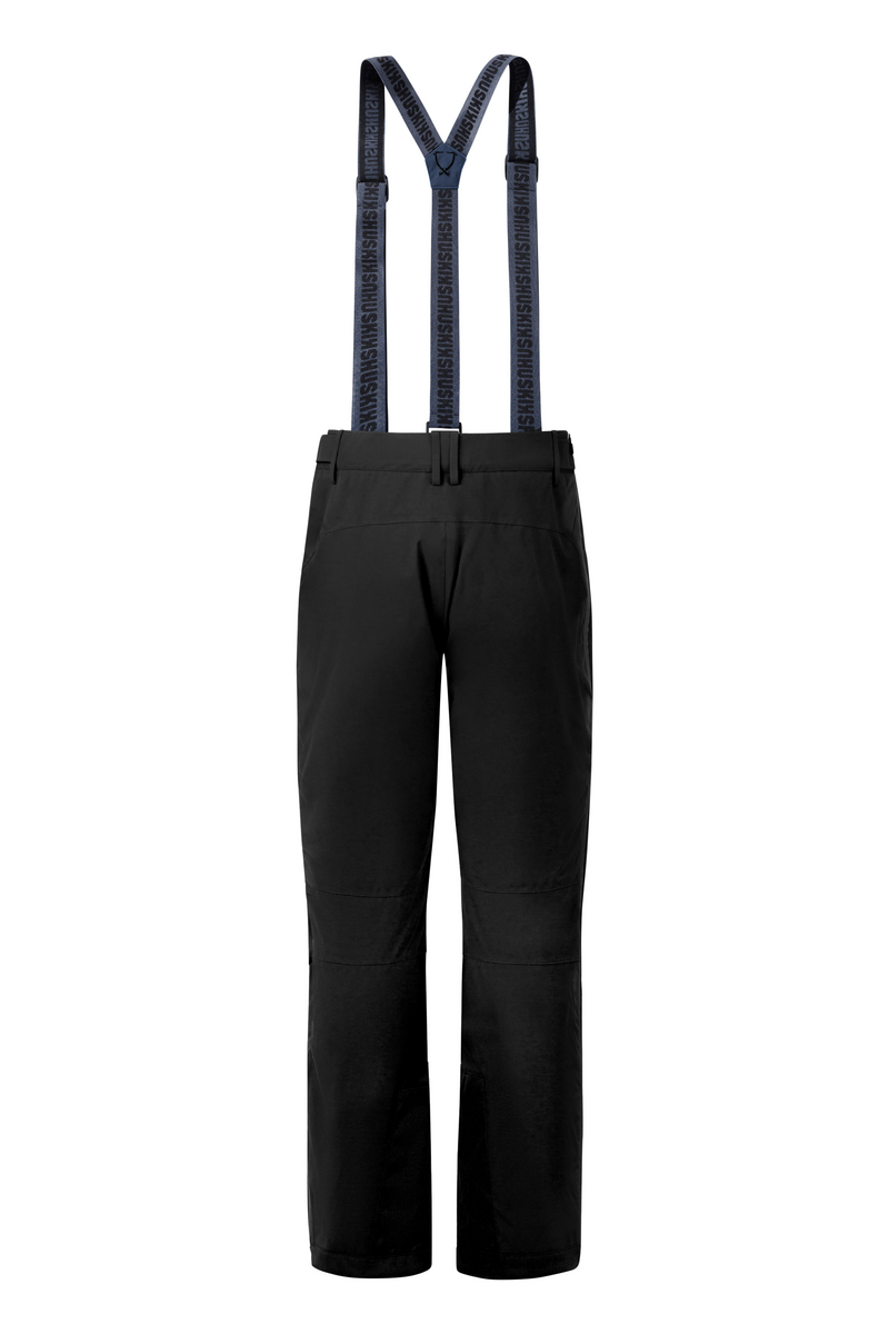 SKI PANTS SIDE ZIP Solid Black L