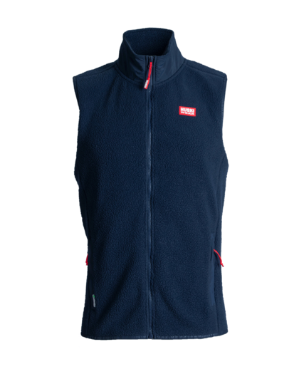 Pile Vest Navy Blue M