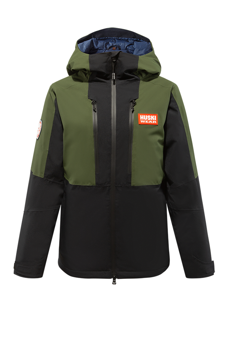 W ALPINE JACKET Dark Green/Black XS