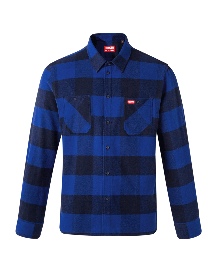 Flannel Shirt  Dark Azure XS